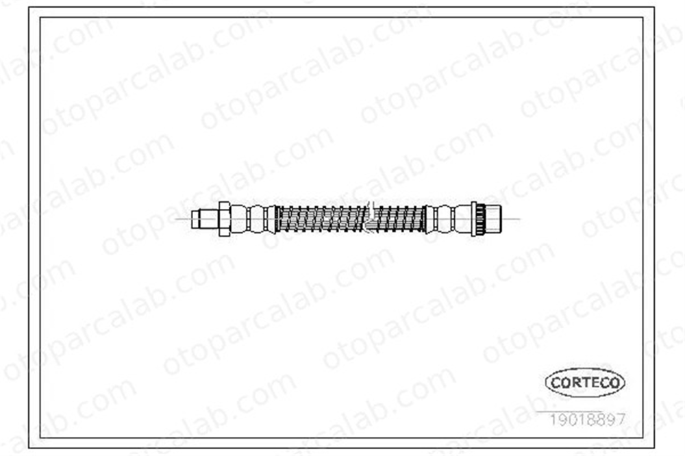CAVO C901 019A Fren Hortumu Arka Sağ veya Sol PEUGEOT 605 607 480645