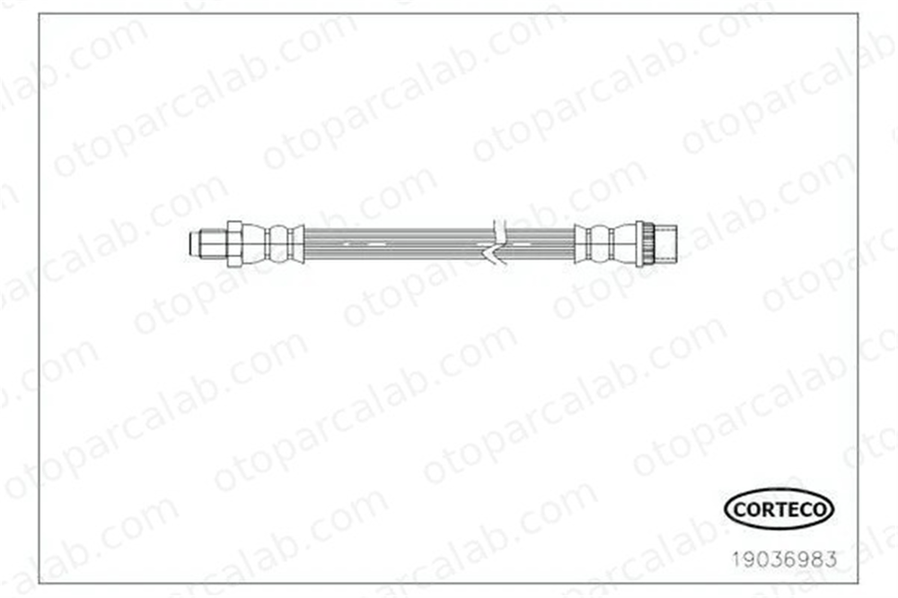 CAVO C901 082A Fren Hortumu Ön Sağ veya Sol RENAULT RAPID Kasa/büyük limuzin SUPER 5 8200958352
