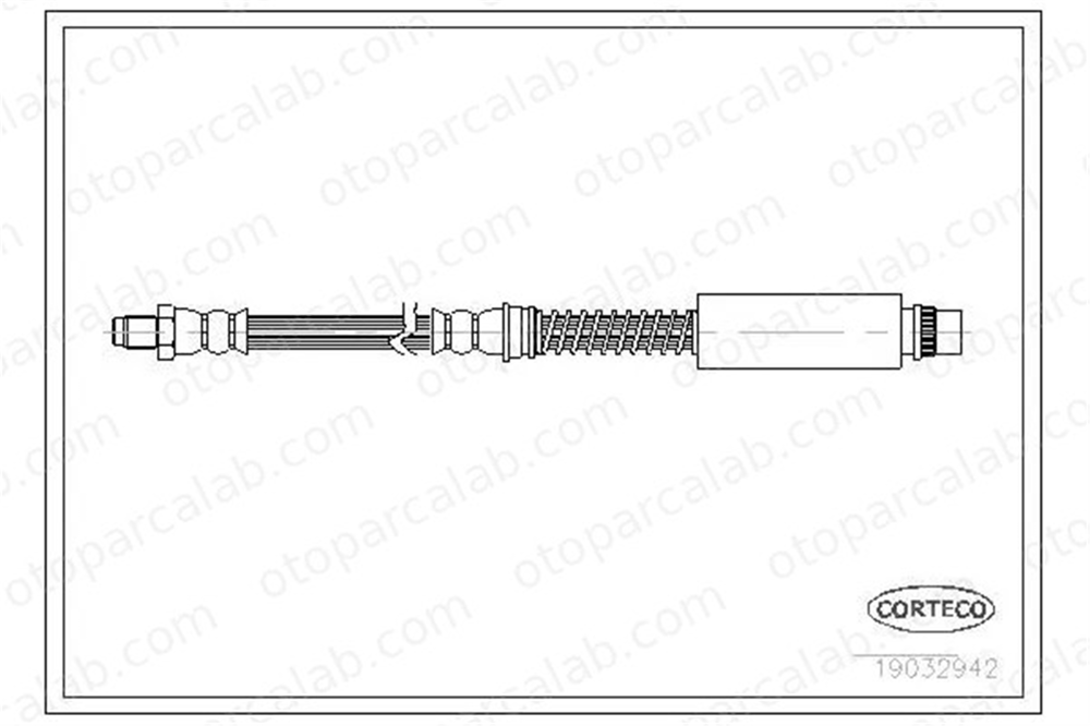 CAVO C901 136A Fren Hortumu Ön Sağ veya Sol MG MG ZT MG ZT- T SHB101219 SHB000840