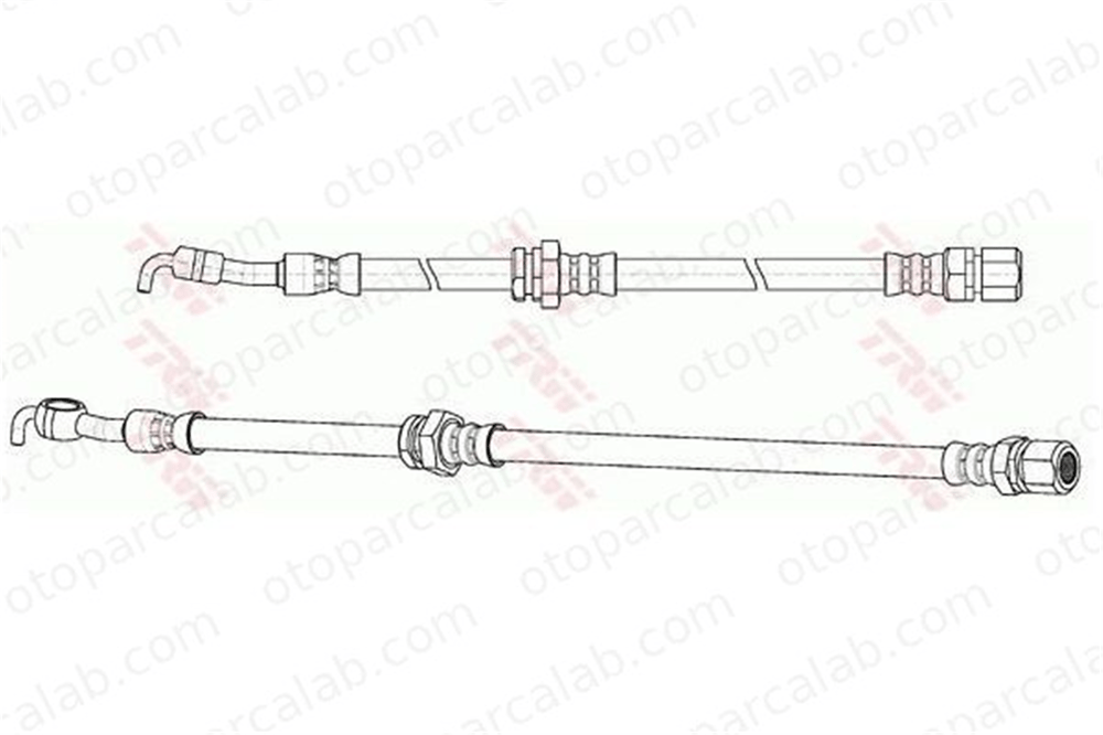 CAVO C901 244A Fren Hortumu Arka Sol CHEVROLET LACETTI NUBIRA Sedan 96549725 96404803
