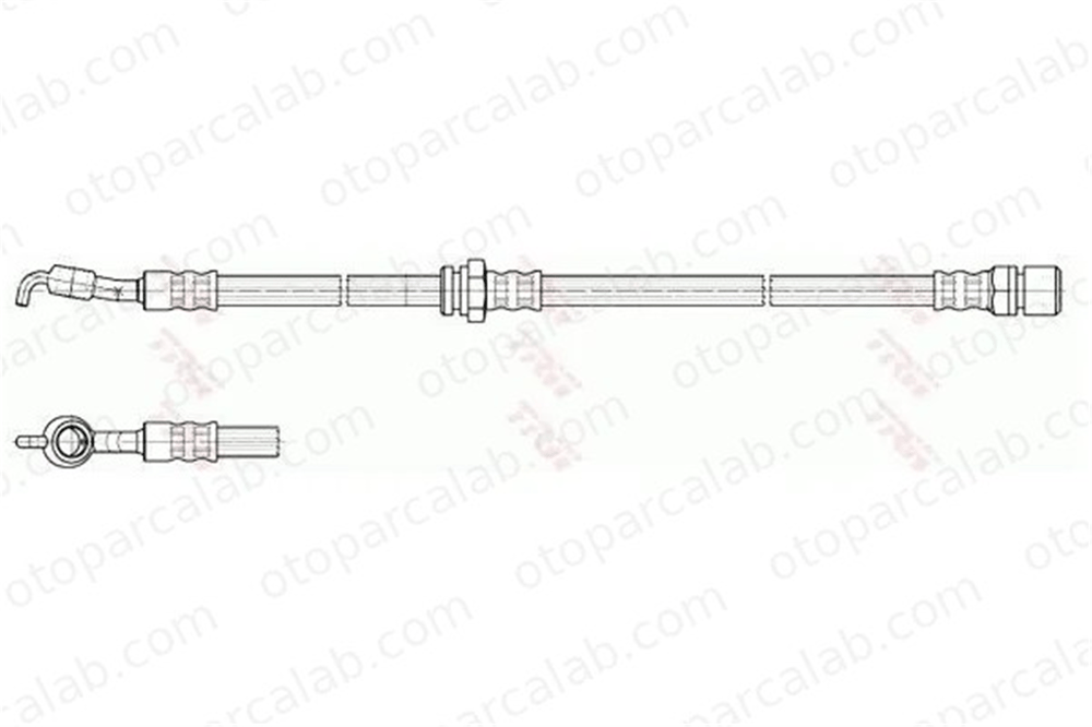 CAVO C901 396A Fren Hortumu Arka Sol CHEVROLET ASTRA Hatchback ASTRA Sedan 96300331