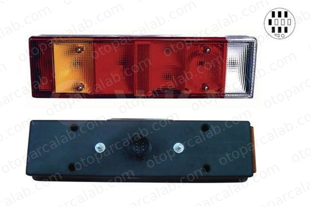 CERKEZ PD800-45 Stop Lambası Sol IVECO STRALIS II EUROCARGO V 99463244 37653000
