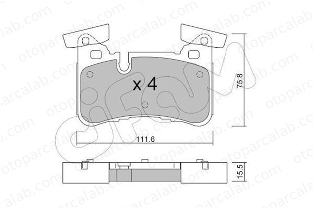 CIFAM 822-1199-0 Fren Disk Balata Ön MERCEDES-BENZ E-SERISI E-SERISI T-Model 82211990 4203400