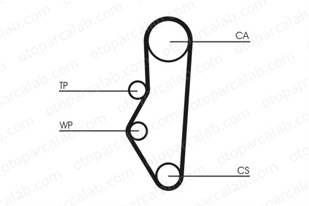CONTINENTAL CT525K1 Triger Kayış Seti CITROËN BX BX Break 83105 0831.05