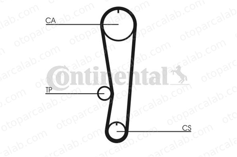 CONTINENTAL CT568 Triger Kayışı SUZUKI SWIFT I SAMURAI SUV 1276163B00 1276182000