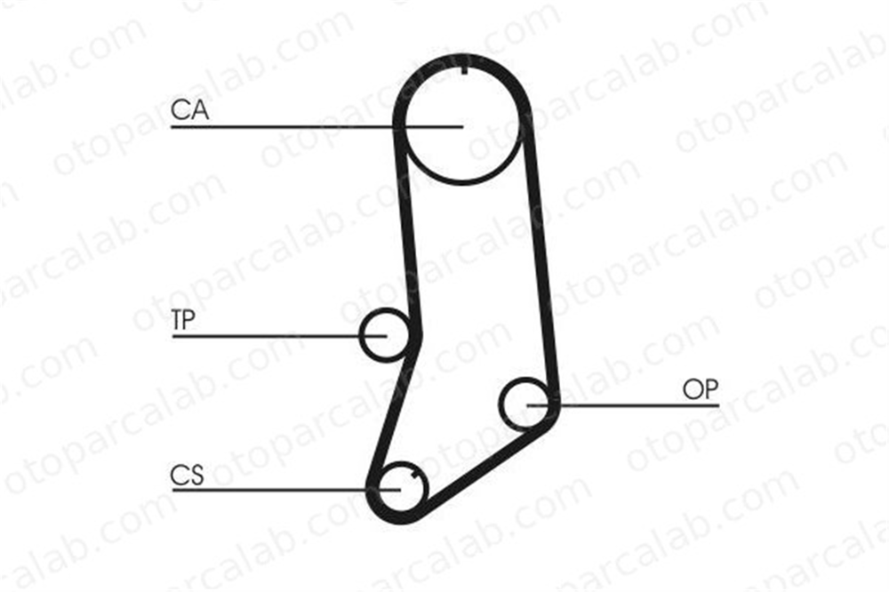 CONTINENTAL CT594K3 Triger Kayış Seti FIAT UNO REGATA 4242396 4401261