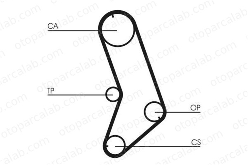 CONTINENTAL CT647 Triger Kayışı FIAT RITMO UNO 7701348801 7700618657
