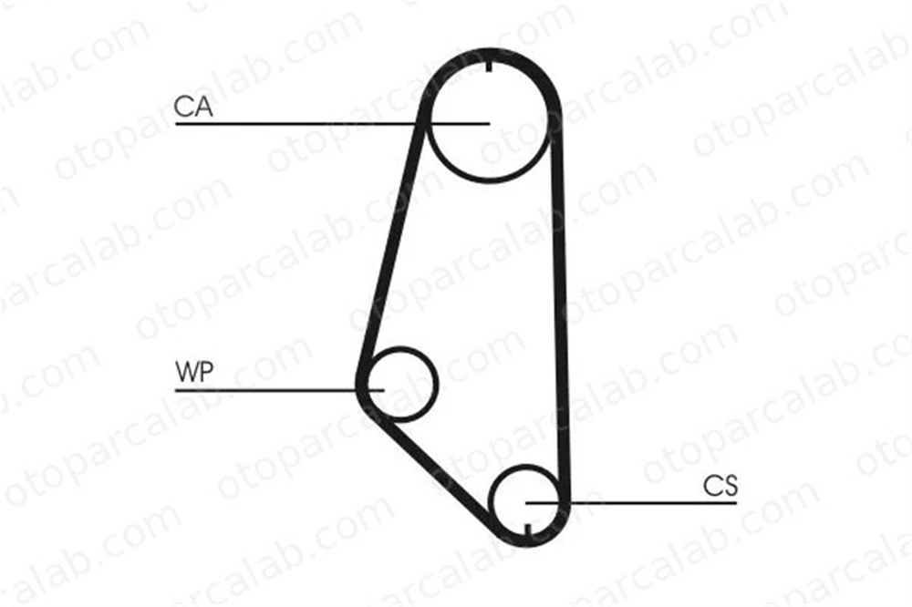CONTINENTAL CT720WP1 Triger Kayış Seti OPEL OMEGA A Station wagon ASCONA C 1334008 636359