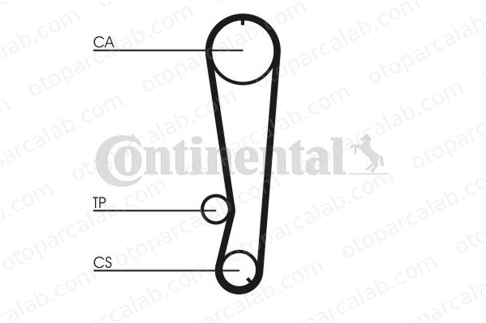 CONTINENTAL CT788 Triger Kayışı DAIHATSU APPLAUSE I Hatchback CHARADE IV 1356887103 1356887103000