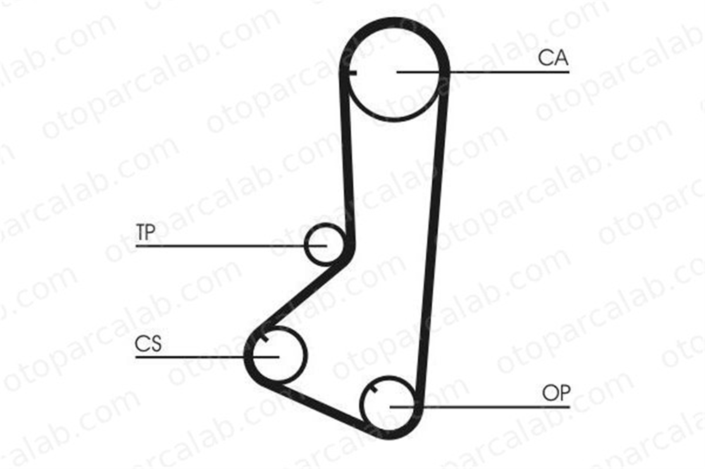 CONTINENTAL CT801 Triger Kayışı MITSUBISHI L 300 III Minibüs/Otobüs HYUNDAI H100 Panelvan/Van 2431232610 2431232620
