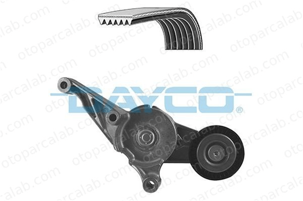 DAYCO KPV703 Vantilatör Kayış Seti VW CADDY III Kasa/büyük limuzin CADDY III MPV 03G903315C