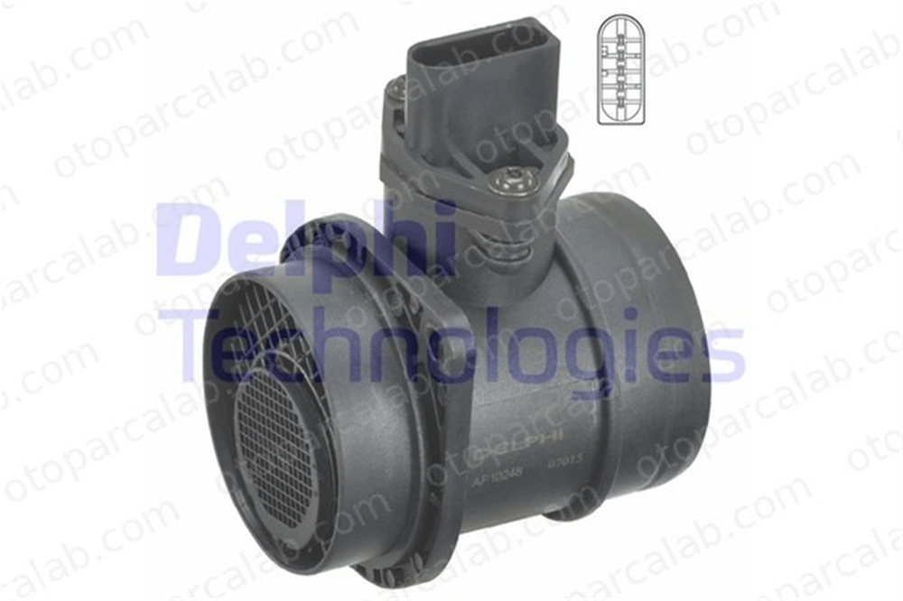 DELPHI AF10248-12B1 Hava Debimetresi SKODA FABIA I SEAT CORDOBA 38906461B 038906461B