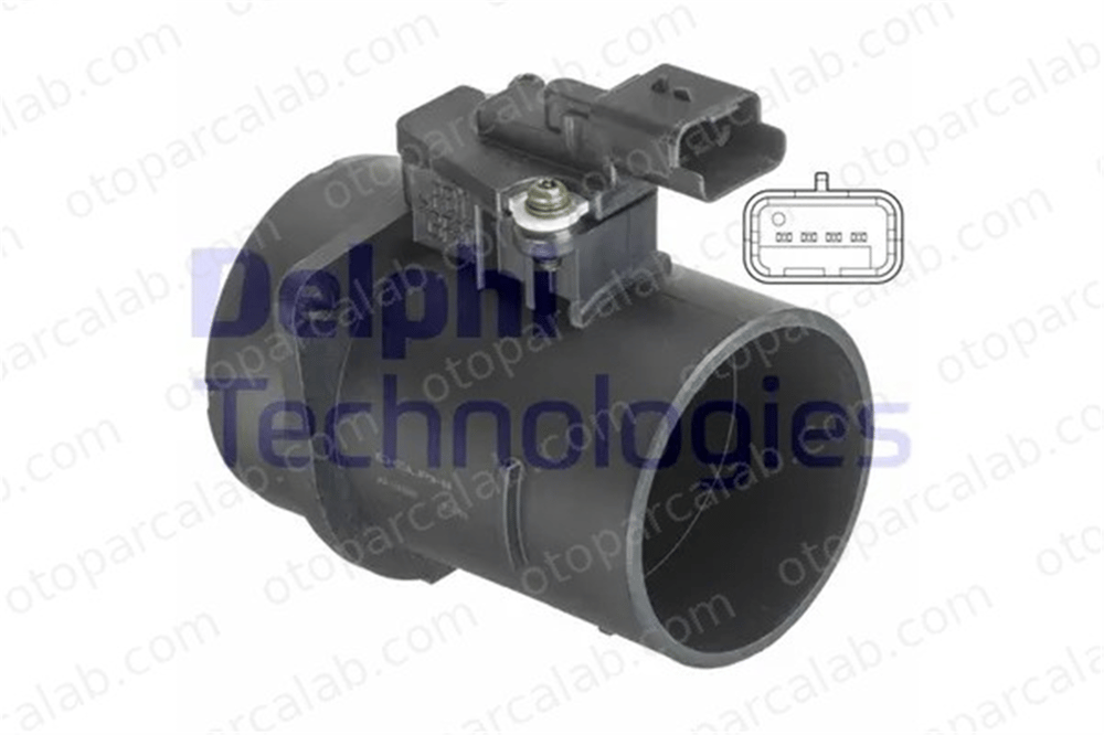 DELPHI AF10498-12B1 Hava Debimetresi PEUGEOT PARTNER Kasa/büyük limuzin CITROËN BERLINGO Kasa/büyük limuzin 9683282980 1920RA