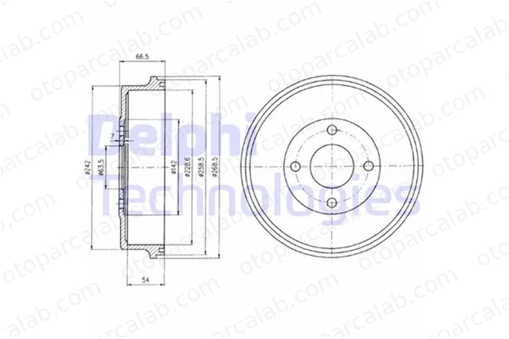 DELPHI BF314 Kampana Arka Sağ veya Sol FORD MONDEO I MONDEO I Turnier 1027371 6710010