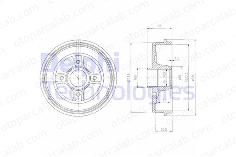 DELPHI BF427 Kampana Arka Sağ veya Sol RENAULT MEGANE I Classic MEGANE I 432009941R 432023259R