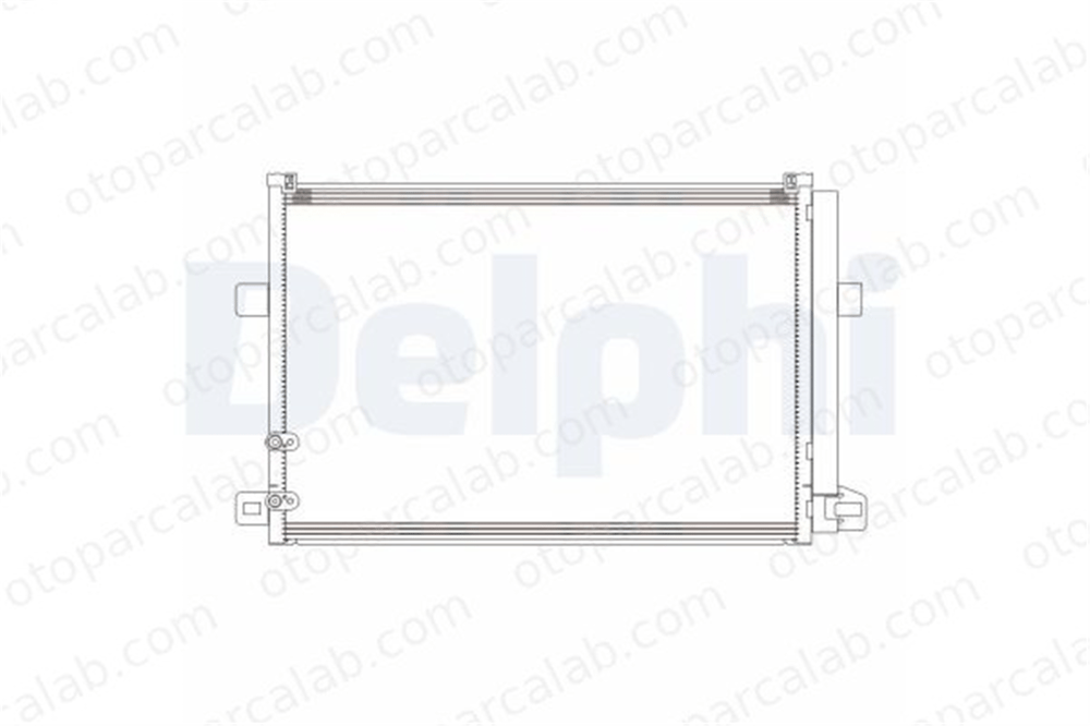DELPHI CF20301 Klima Radyatörü VW AMAROK AMAROK Platform şasi 2H0820411 2H0820411D