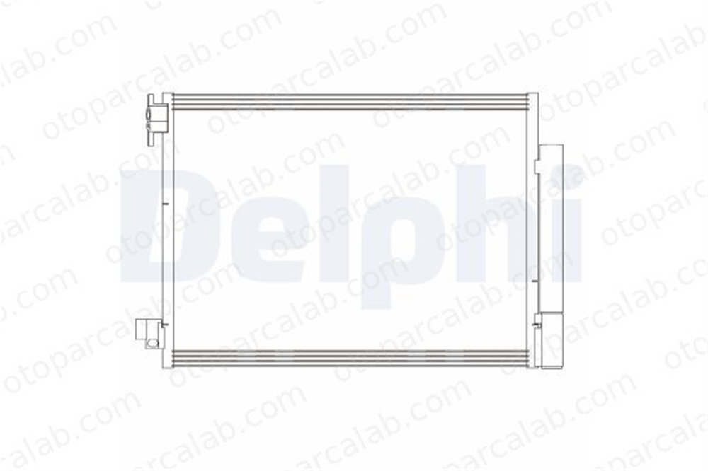 DELPHI CF20415 Klima Radyatörü RENAULT TWINGO III SMART FORFOUR Hatchback 4535000054 921001697R
