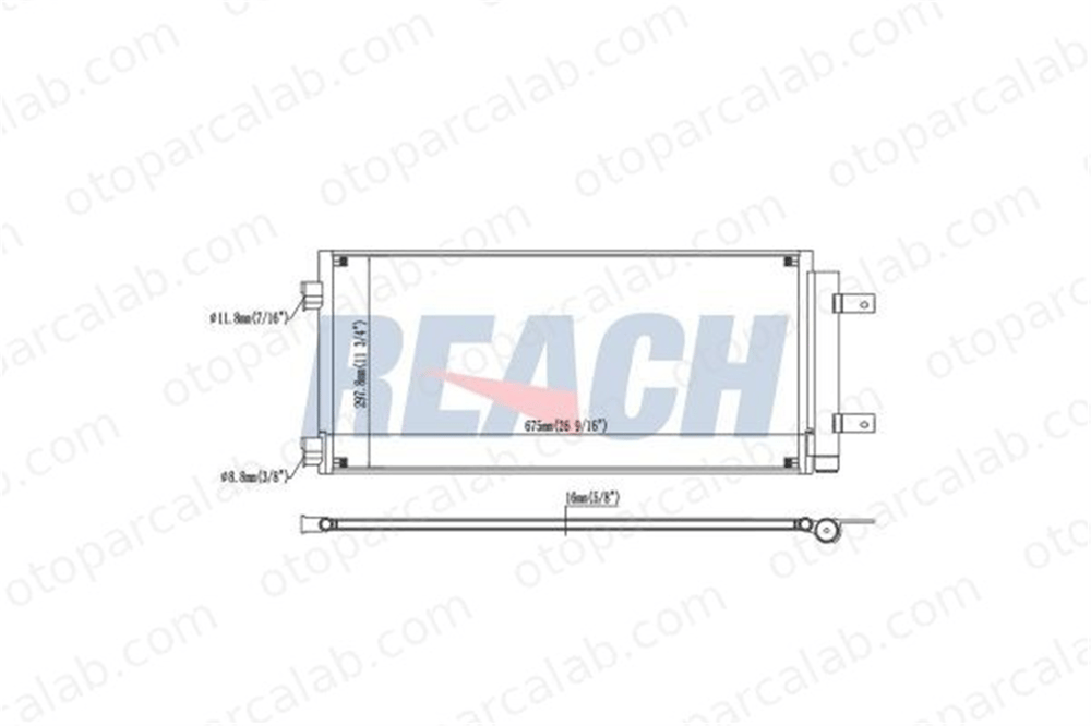 DELPHI CF20600 Klima Radyatörü OPEL ASTRA K ASTRA K Sports Tourer 13475956 39146283