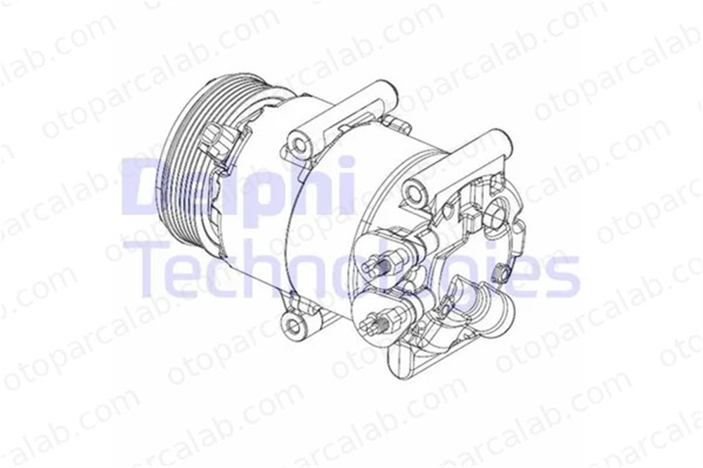DELPHI CS20324 Klima Kompresörü FORD FIESTA VI FIESTA VI Van AP3119D629AE AP3119D629AC