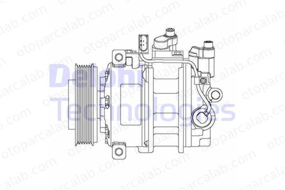 DELPHI CS20475 Klima Kompresörü VW TOUAREG AUDI Q7 7L6820803T 3D0820803T