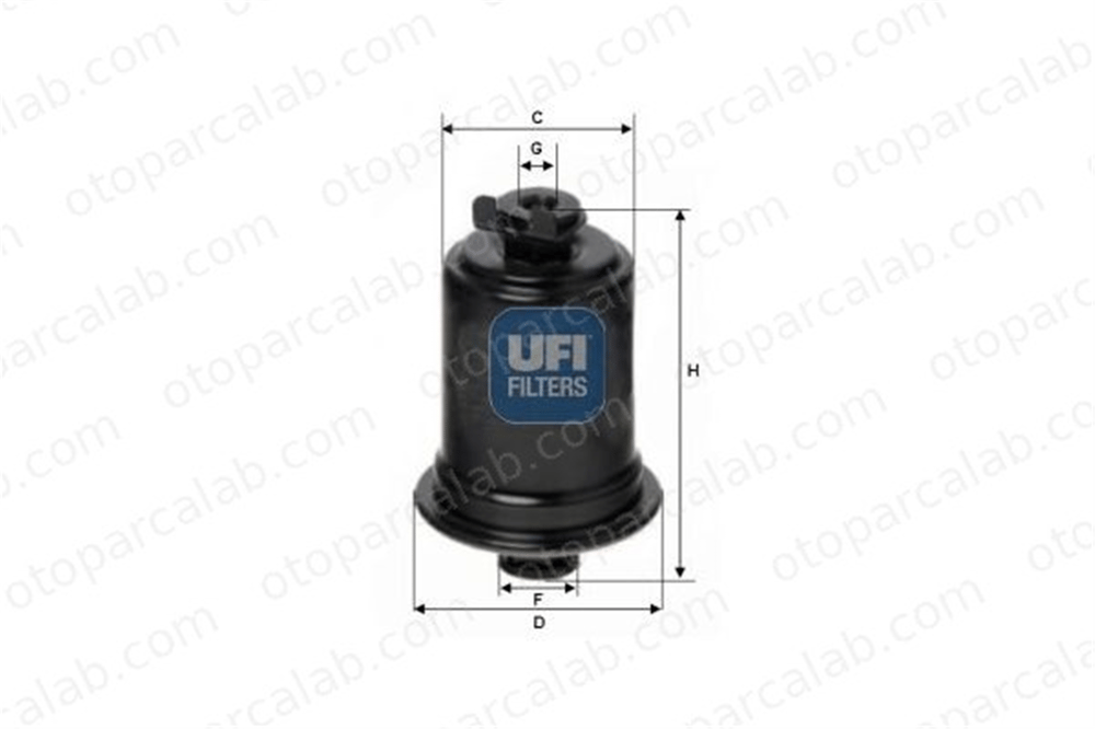 DELPHI DF541 Yakıt Filtresi MITSUBISHI GALANT VI Sedan DAIHATSU CHARADE III MB504753 MB504761