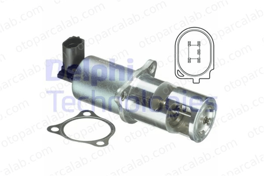 DELPHI EG10398-12B1 Egr Valfi RENAULT LAGUNA II LAGUNA II Grandtour 7700107797 4411757