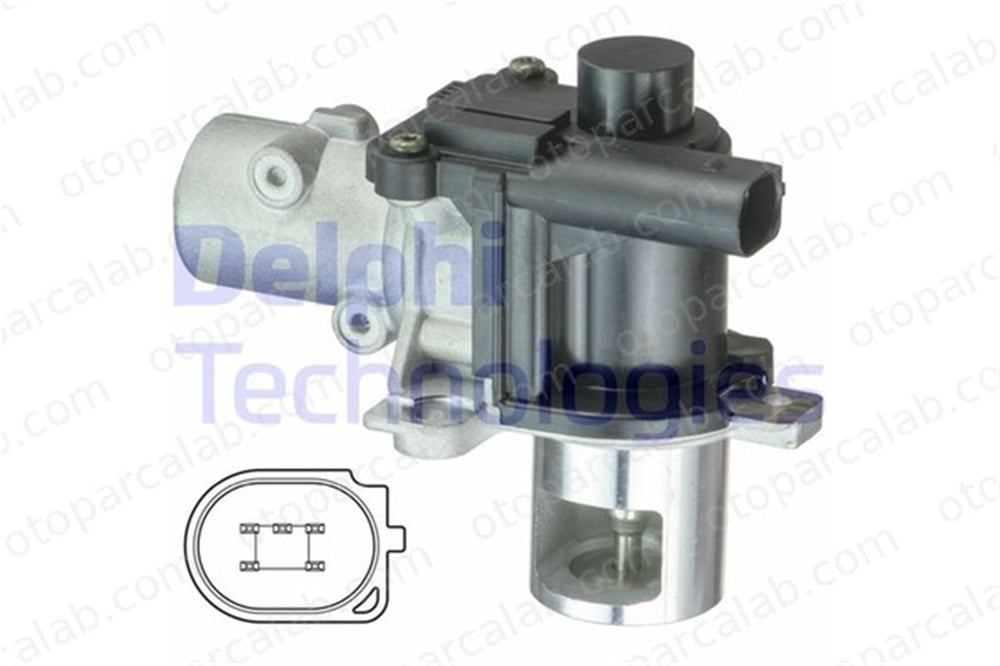 DELPHI EG10425-12B1 Egr Valfi RENAULT KANGOO Express KANGOO / GRAND KANGOO II 8200561269 14710