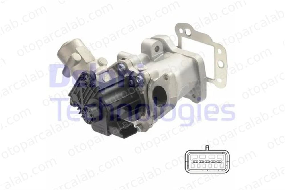DELPHI EG10437-12B1 Egr Valfi LANCIA PHEDRA LAND ROVER FREELANDER 2 1618T1 LR000997