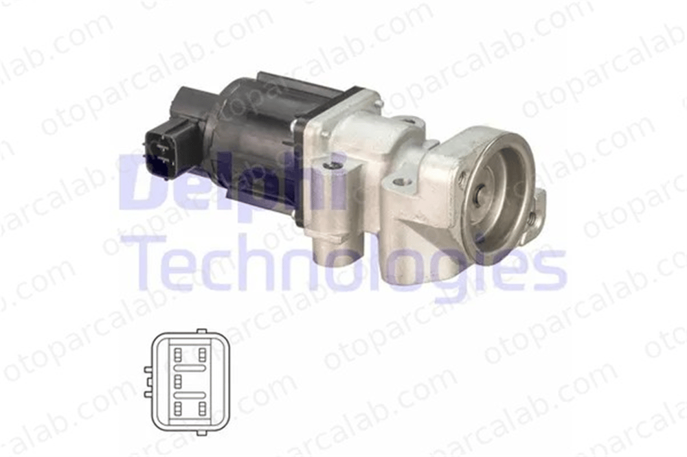 DELPHI EG10524-12B1 Egr Valfi OPEL ASTRA J Sports Tourer ASTRA H 5851076 97376663