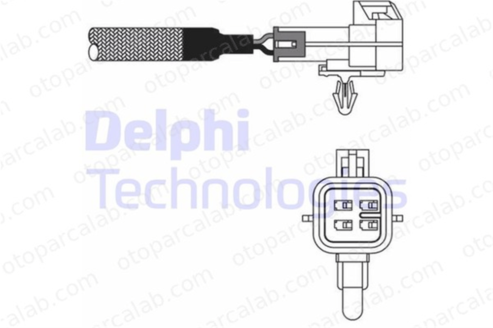 DELPHI ES20140-12B1 Oksijen (Lambda) Sensörü JEEP CHEROKEE DODGE CARAVAN ES2014012B1 25167115
