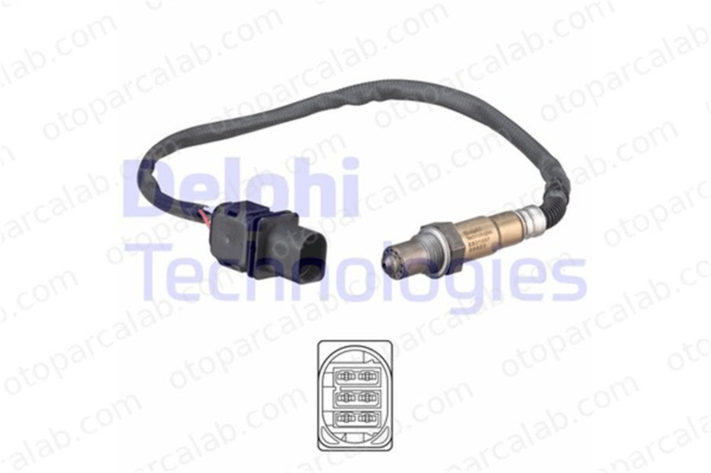 DELPHI ES21067-12B1 Oksijen (Lambda) Sensörü BMW 1 5 13627791600 13627790116