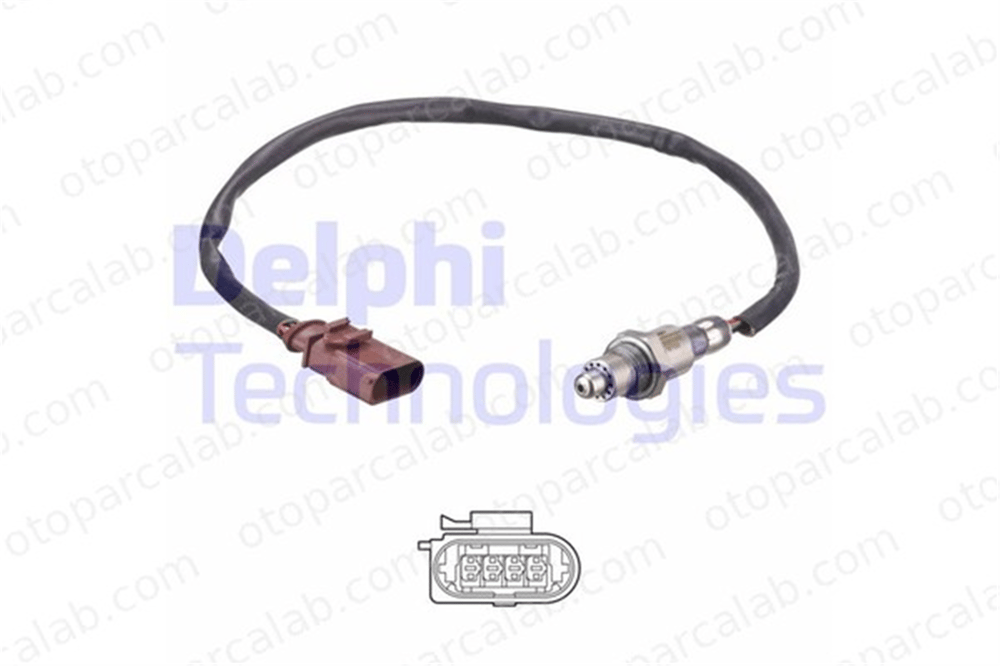 DELPHI ES21155-12B1 Oksijen (Lambda) Sensörü SKODA OCTAVIA III OCTAVIA III Combi 4E906262BF 04E906262BF