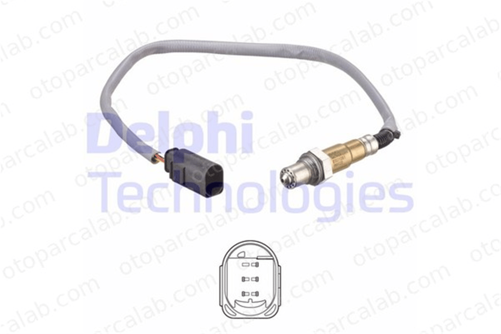 DELPHI ES21281-12B1 Oksijen (Lambda) Sensörü MERCEDES-BENZ SPRINTER 3,5-t Panelvan/Van SPRINTER 3,5-t Platform şasi ES2128112B1 65424918