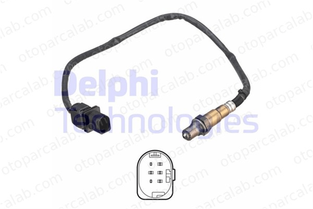 DELPHI ES21293-12B1 Oksijen (Lambda) Sensörü HYUNDAI i30 i30 Station wagon 393512A631 393512A634