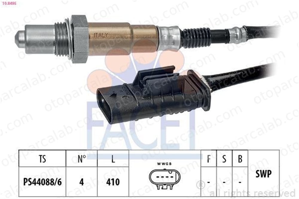 DELPHI ES21611-12B1 Oksijen (Lambda) Sensörü MERCEDES-BENZ C-SERISI T-Model C-SERISI Coupe A0005428104 5428104