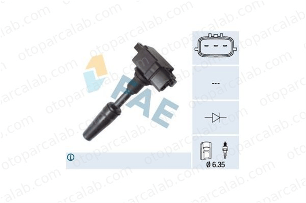 DELPHI GN10225-11B1 Ateşleme Bobini NISSAN CEFIRO II Sedan MAXIMA / MAXIMA QX IV 2244831U06 IGC0015