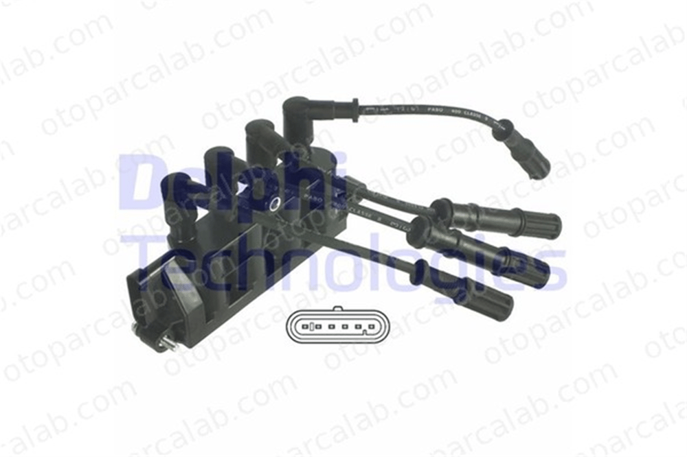 DELPHI GN10492-12B1 Ateşleme Bobini FIAT GRANDE PUNTO LANCIA YPSILON 1535713 55200112