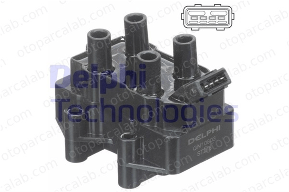 DELPHI GN10803-12B1 Ateşleme Bobini PEUGEOT 106 I CITROËN ZX 597049 96062288