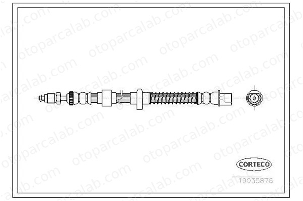 DELPHI LH6512 Fren Hortumu Arka Sağ veya Sol CITROËN C5 III Break C5 III 4806E8 4806K3
