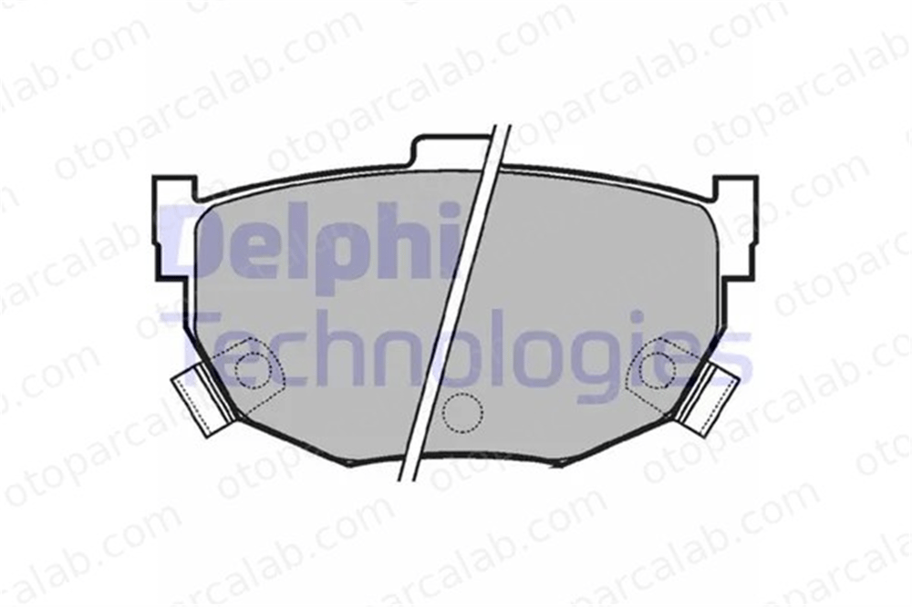 DELPHI LP1073 Fren Disk Balata Arka HYUNDAI ELANTRA III Sedan COUPE II 4406008E91 5830228A01