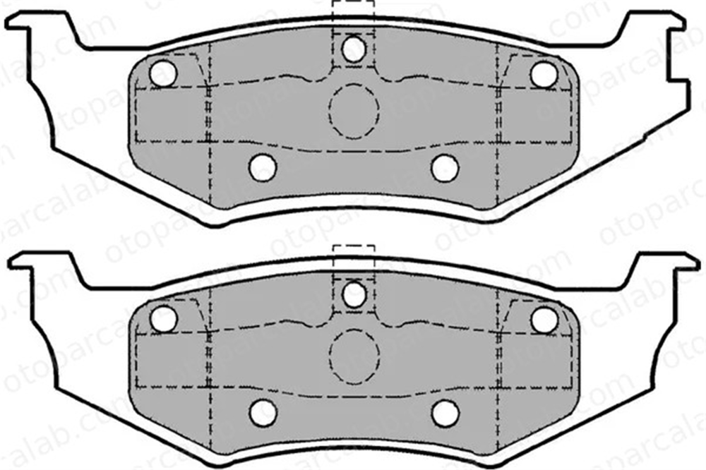 DELPHI LP1162 Fren Disk Balata Arka DODGE CARAVAN CHRYSLER NEON 5011631AA 05011631AA
