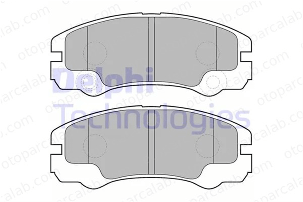 DELPHI LP1552 Fren Disk Balata Ön OPEL FRONTERA B FRONTERA A 1605002 1605084