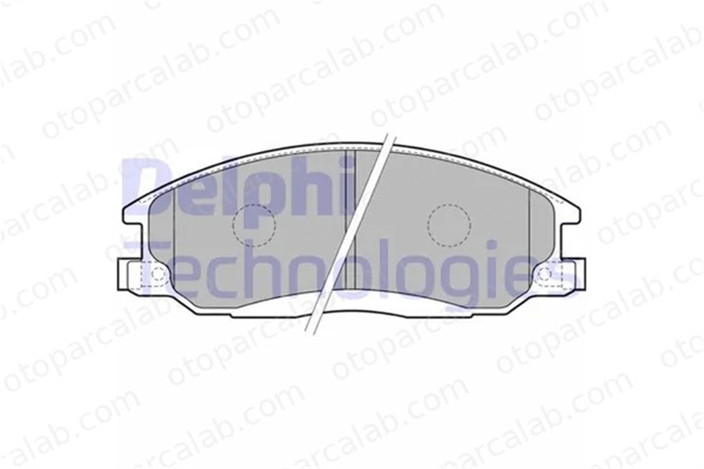 DELPHI LP1743 Fren Disk Balata Ön HYUNDAI H-1 / STAREX Minibüs/Otobüs SANTA FÉ I 581013AA20 4813008260