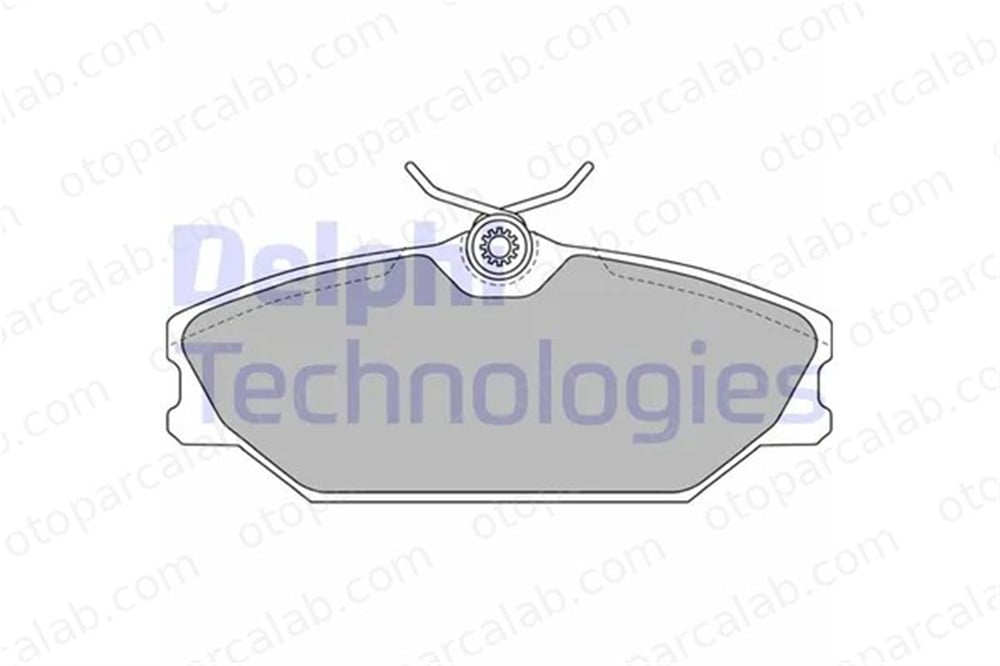 DELPHI LP1744 Fren Disk Balata Ön RENAULT SCÉNIC I MPV MEGANE I 7701206379 410604441R