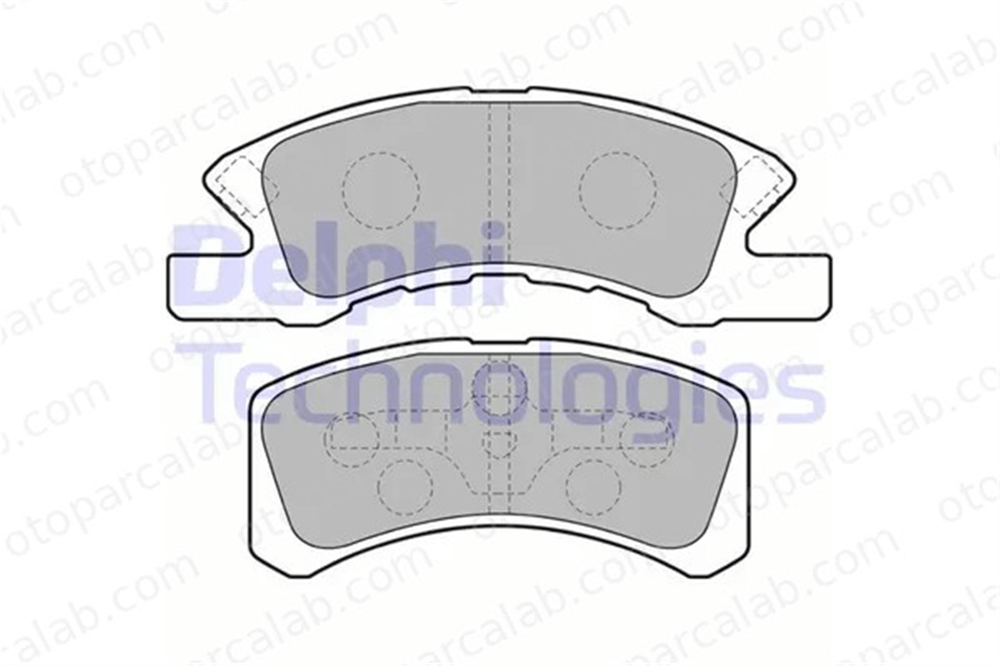 DELPHI LP1918 Fren Disk Balata Ön MITSUBISHI MIRAGE / SPACE STAR VI Hatchback DAIHATSU CUORE V 4465B2040 04465B2040
