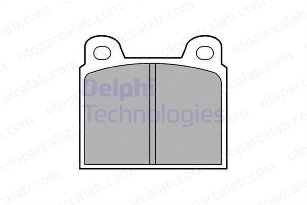 DELPHI LP20 Fren Disk Balata Ön PORSCHE 911 MERCEDES-BENZ /8 4206620 0004206620