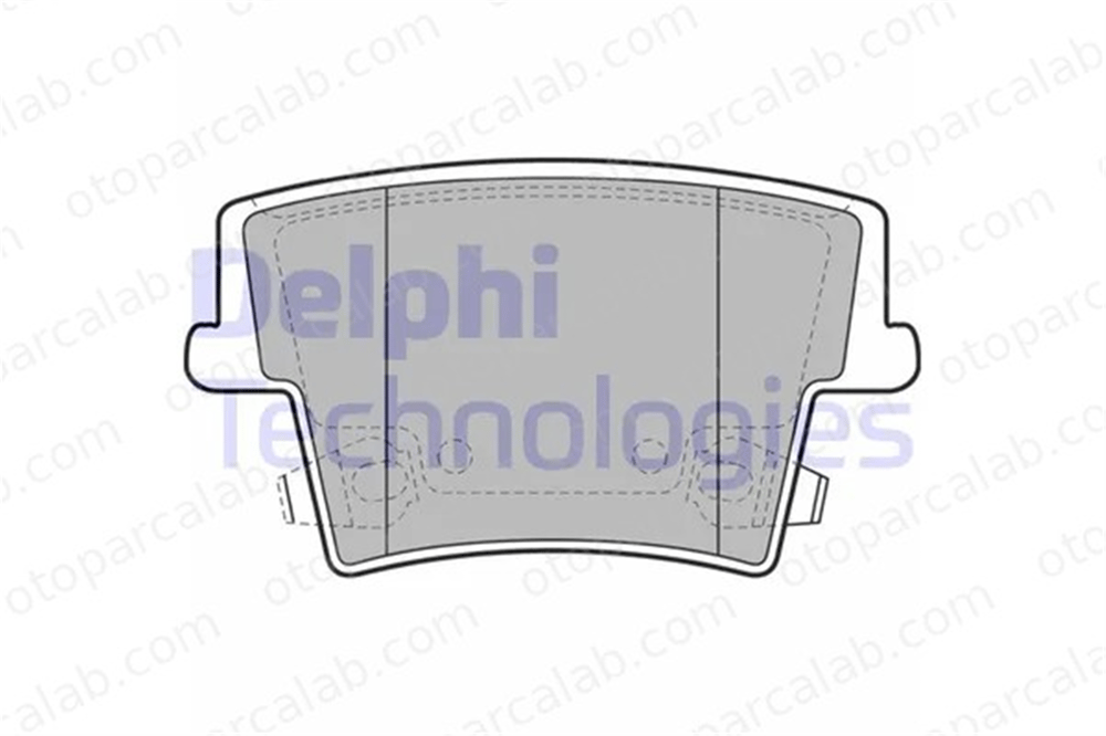 DELPHI LP2035 Fren Disk Balata Arka CHRYSLER 300C 300C Touring 5139191AA K05142566AC