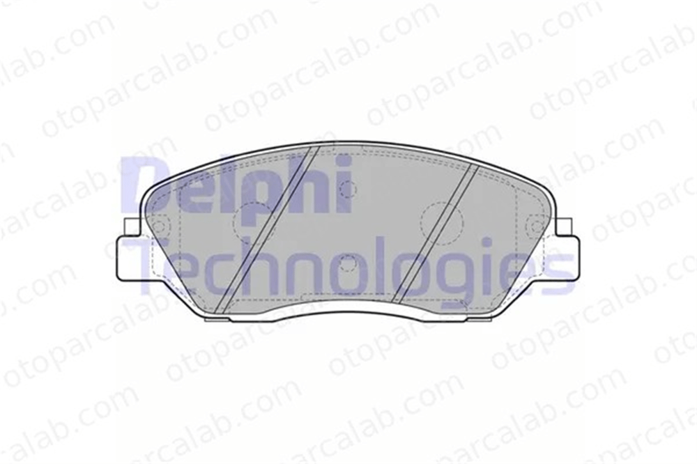 DELPHI LP2048 Fren Disk Balata Ön HYUNDAI SANTA FÉ III SANTA FÉ II 48130341A0 581010WA00