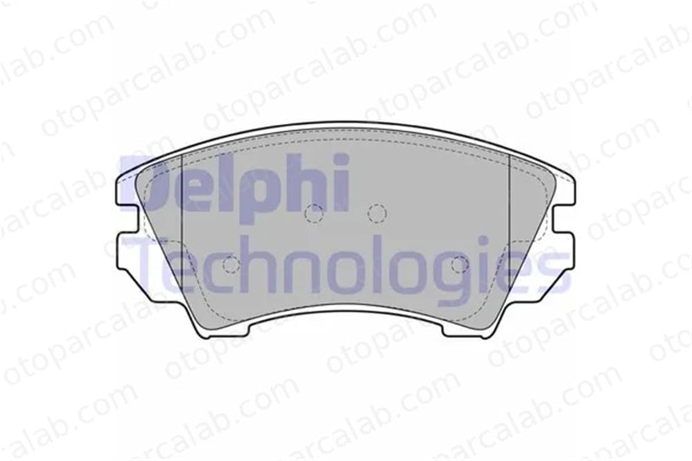 DELPHI LP2081 Fren Disk Balata Ön OPEL INSIGNIA A INSIGNIA A Sedan 1605434 13237751