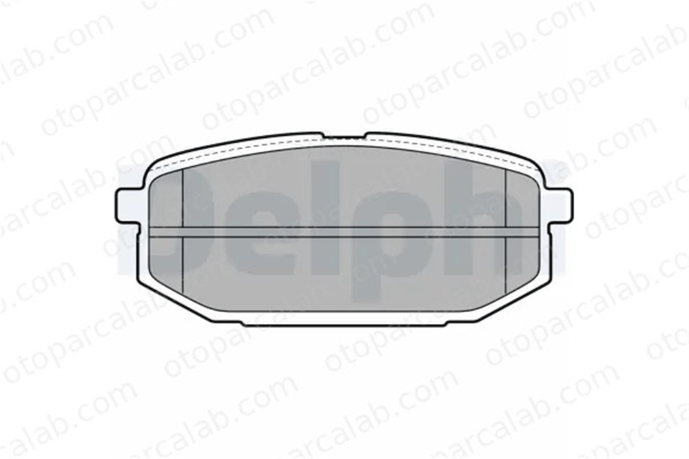 DELPHI LP2088 Fren Disk Balata Arka HYUNDAI EQUUS / CENTENNIAL 583023BA12